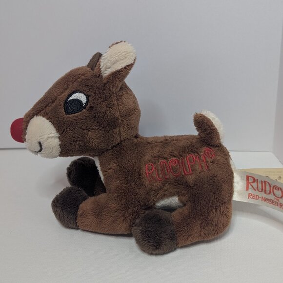 Genuine Dan Dee  "Baby" Rudolph the Red Nosed Reindeer Singing Plush Toy - Picture 1 of 7
